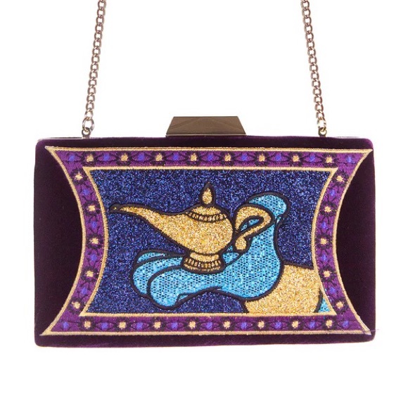 Danielle Nicole Disney Aladdin Magic Lamp Evening Clutch NWT
